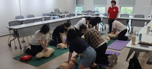 2025년 제12차 세종시 지역자율형서비스 투자사업서비스 제공자 교육 [응급처치 및 심폐소생술] 사진1